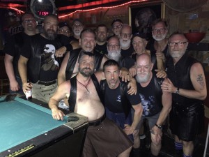 Hanging out with DLF Brothers at San Antonio Leather Bar 2017